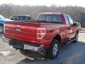 2011 Red Candy Metallic Ford F150 Lariat SuperCab 4x4  photo #8
