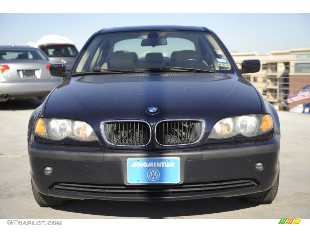 2003 3 Series 325xi Sedan - Orient Blue Metallic / Black photo #2