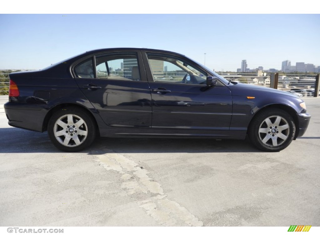 2003 3 Series 325xi Sedan - Orient Blue Metallic / Black photo #4