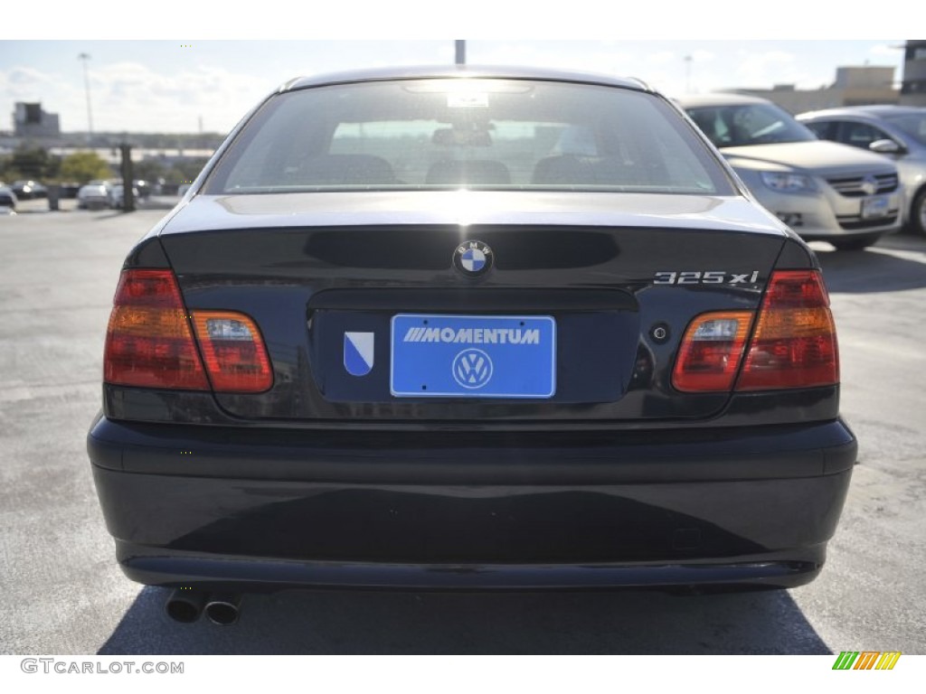 2003 3 Series 325xi Sedan - Orient Blue Metallic / Black photo #5