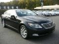 Obsidian Black 2008 Lexus LS 460 Exterior