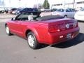 2007 Torch Red Ford Mustang V6 Deluxe Convertible  photo #12