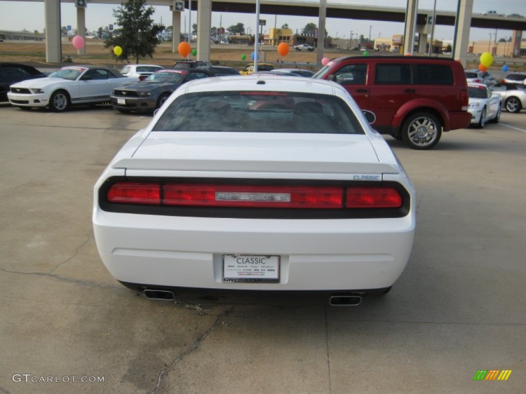 2011 Challenger R/T - Bright White / Dark Slate Gray photo #4