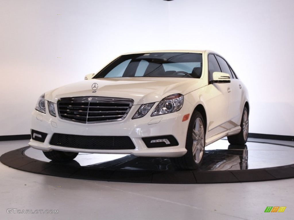 2010 E 550 Sedan - Arctic White / Almond Beige photo #5