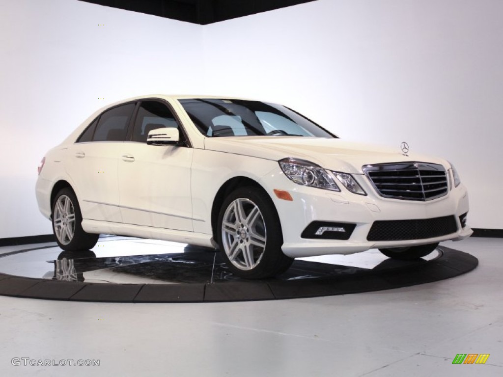 2010 E 550 Sedan - Arctic White / Almond Beige photo #10