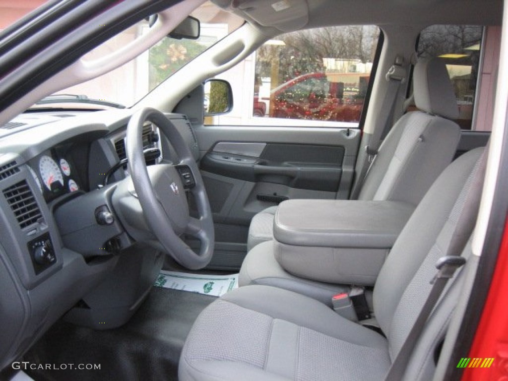 Medium Slate Gray Interior 2008 Dodge Ram 1500 Big Horn Edition Quad Cab 4x4 Photo #57279888