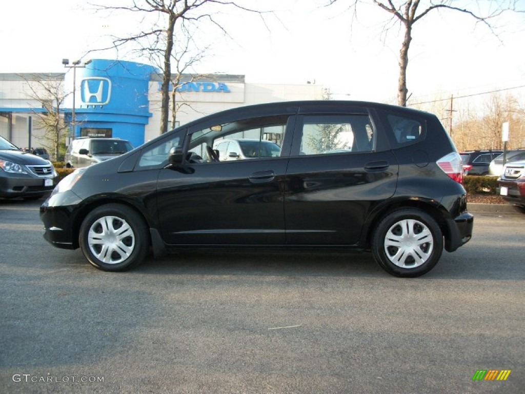 2009 Fit  - Crystal Black Pearl / Gray photo #1