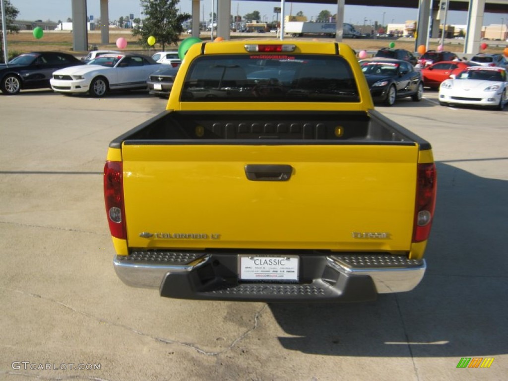 2007 Colorado LT Crew Cab - Yellow / Very Dark Pewter photo #4