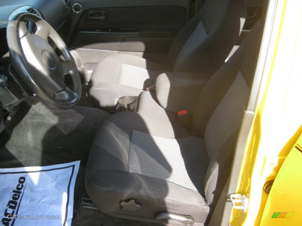 2007 Colorado LT Crew Cab - Yellow / Very Dark Pewter photo #12