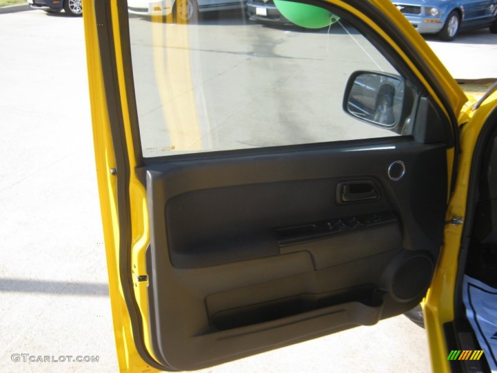 2007 Colorado LT Crew Cab - Yellow / Very Dark Pewter photo #14