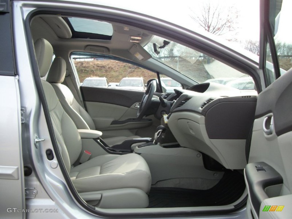Gray Interior 2012 Honda Civic EX-L Sedan Photo #57284115
