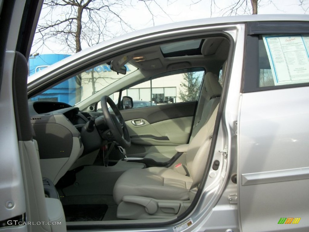 Gray Interior 2012 Honda Civic EX-L Sedan Photo #57284123