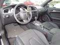 Black 2012 Audi S5 3.0 TFSI quattro Cabriolet Interior Color