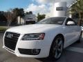 2009 Ibis White Audi A5 3.2 quattro Coupe  photo #2