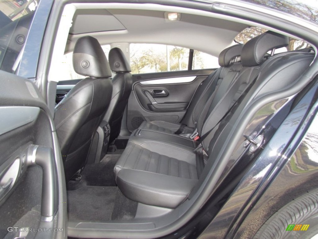 Black Interior 2010 Volkswagen CC Luxury Photo #57285224