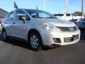Brilliant Silver Metallic 2010 Nissan Versa 1.6 Sedan