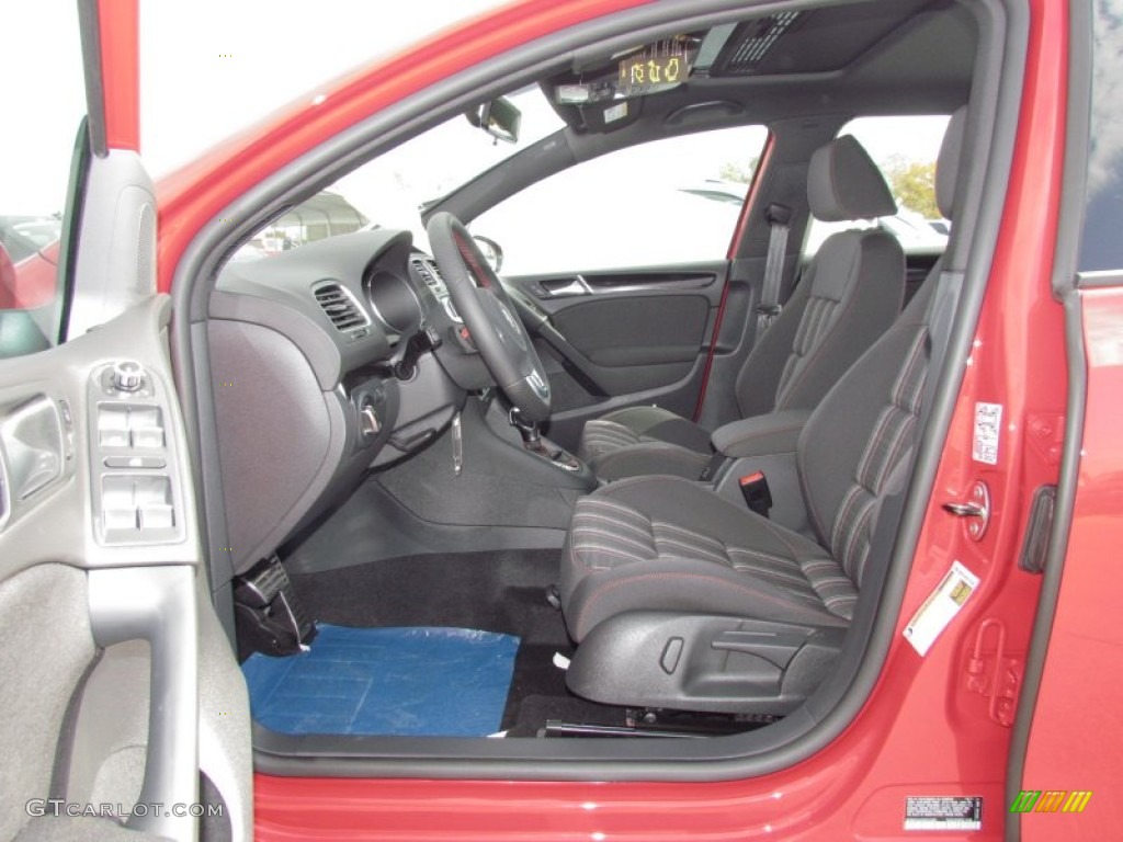 Interlagos Plaid Cloth Interior 2012 Volkswagen GTI 4 Door Photo #57285768