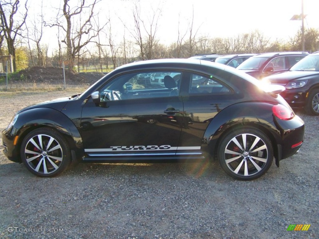 Black 2012 Volkswagen Beetle Turbo Exterior Photo #57286005
