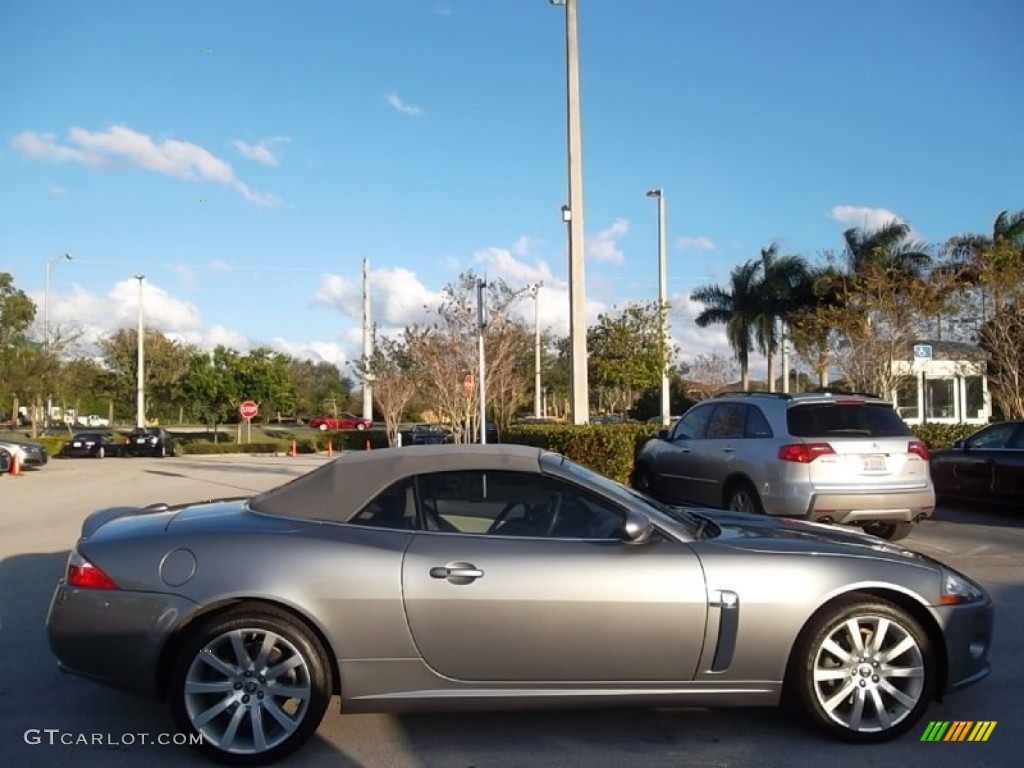 2008 XK XK8 Convertible - Lunar Grey Metallic / Ivory/Slate photo #12