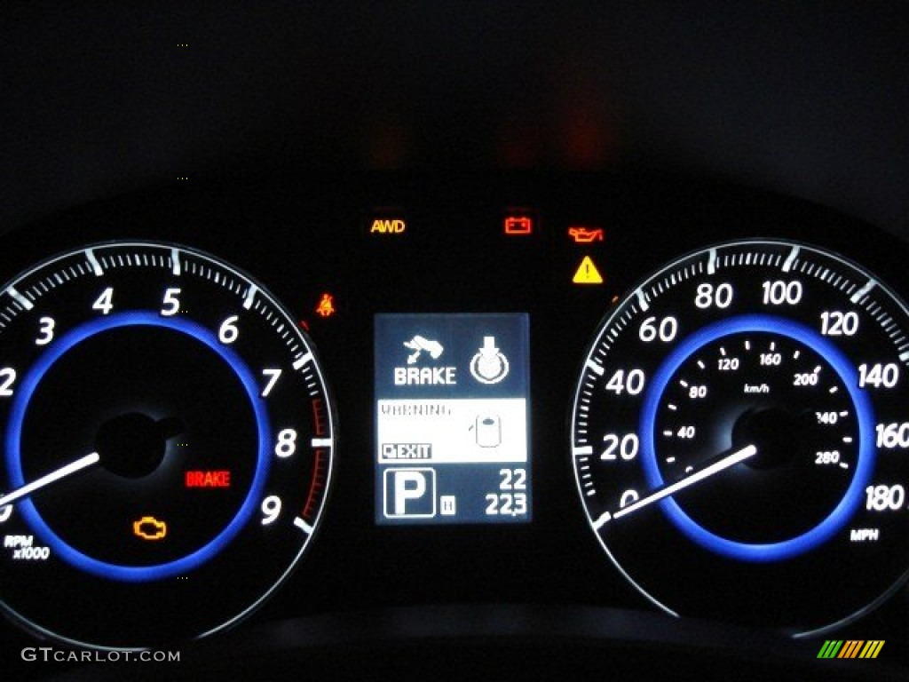 2012 Infiniti FX 35 AWD Limited Edition Gauges Photo #57287435