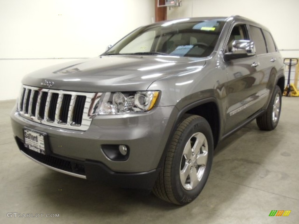 2012 Grand Cherokee Limited 4x4 - Mineral Gray Metallic / Black/Light Frost Beige photo #1