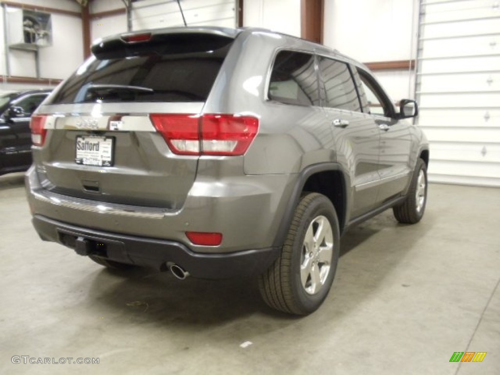 2012 Grand Cherokee Limited 4x4 - Mineral Gray Metallic / Black/Light Frost Beige photo #5