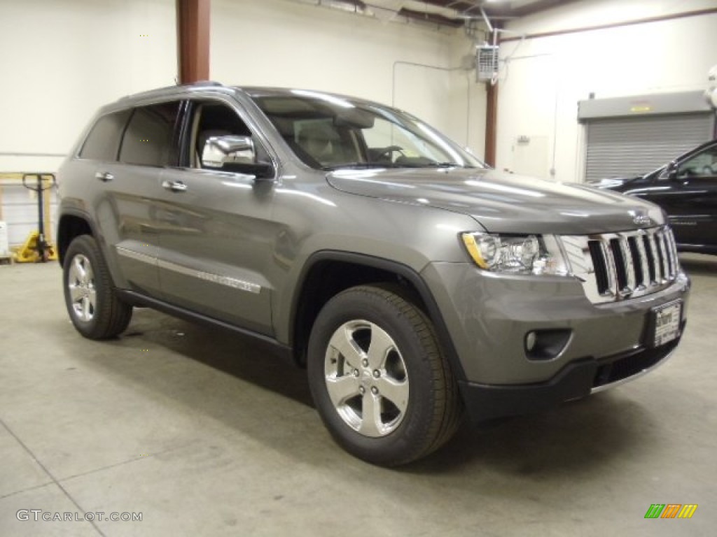 2012 Grand Cherokee Limited 4x4 - Mineral Gray Metallic / Black/Light Frost Beige photo #7