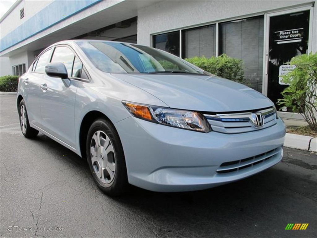 Cool Mist Metallic 2012 Honda Civic Hybrid Sedan Exterior Photo #57288522