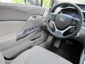 Gray 2012 Honda Civic Hybrid Sedan Steering Wheel
