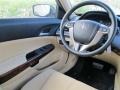 Ivory 2012 Honda Accord Crosstour EX Steering Wheel