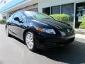 2012 Crystal Black Pearl Honda Civic EX Coupe  photo #1