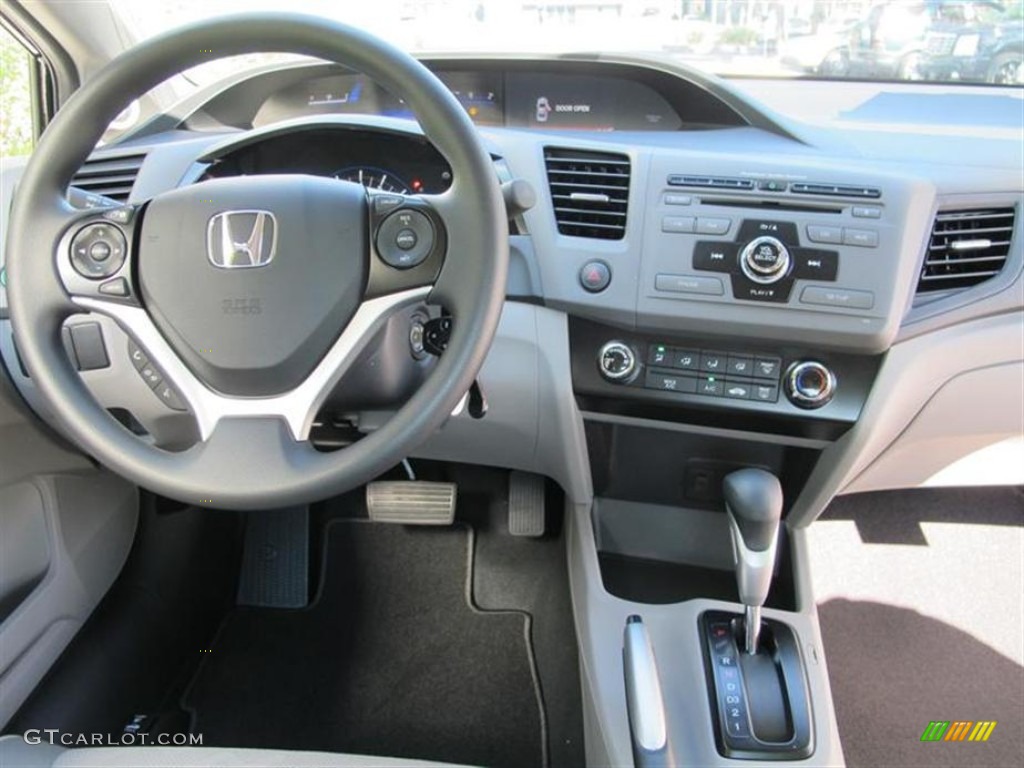 2012 Honda Civic EX Coupe Gray Dashboard Photo #57289125