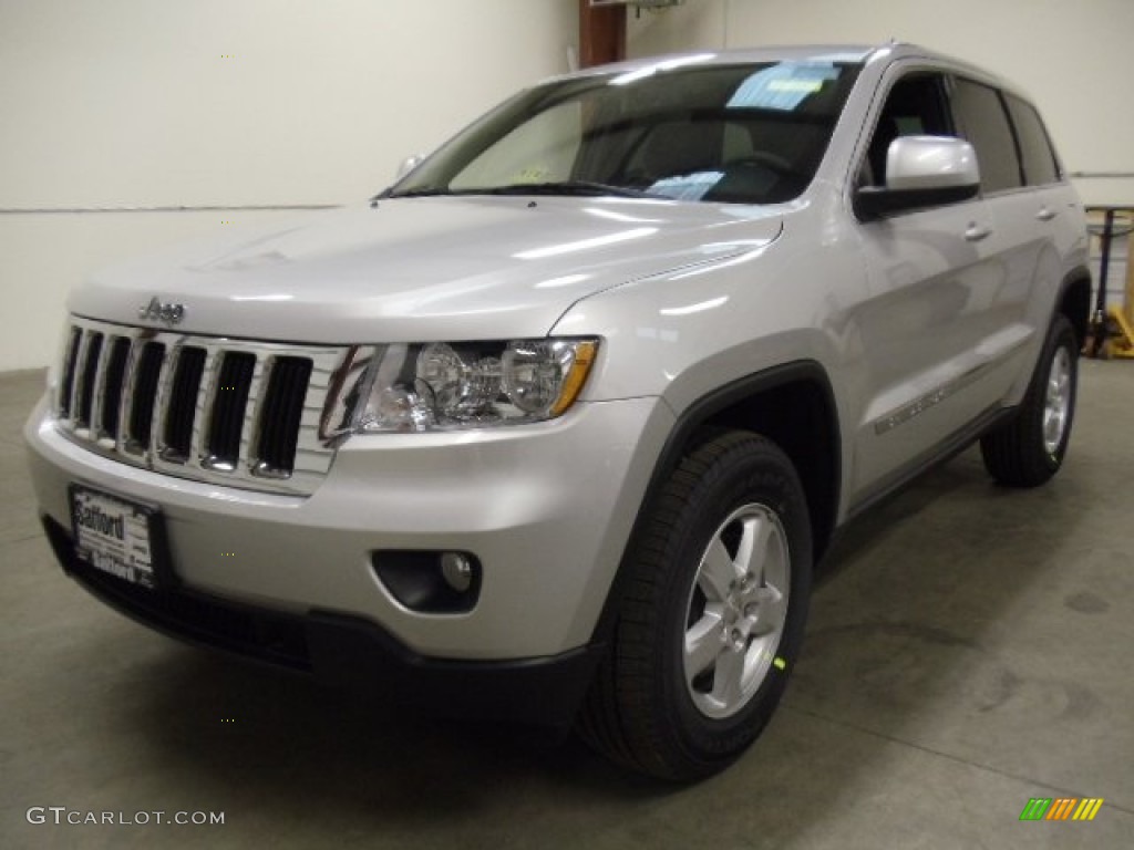 2012 Grand Cherokee Laredo 4x4 - Bright Silver Metallic / Black photo #1