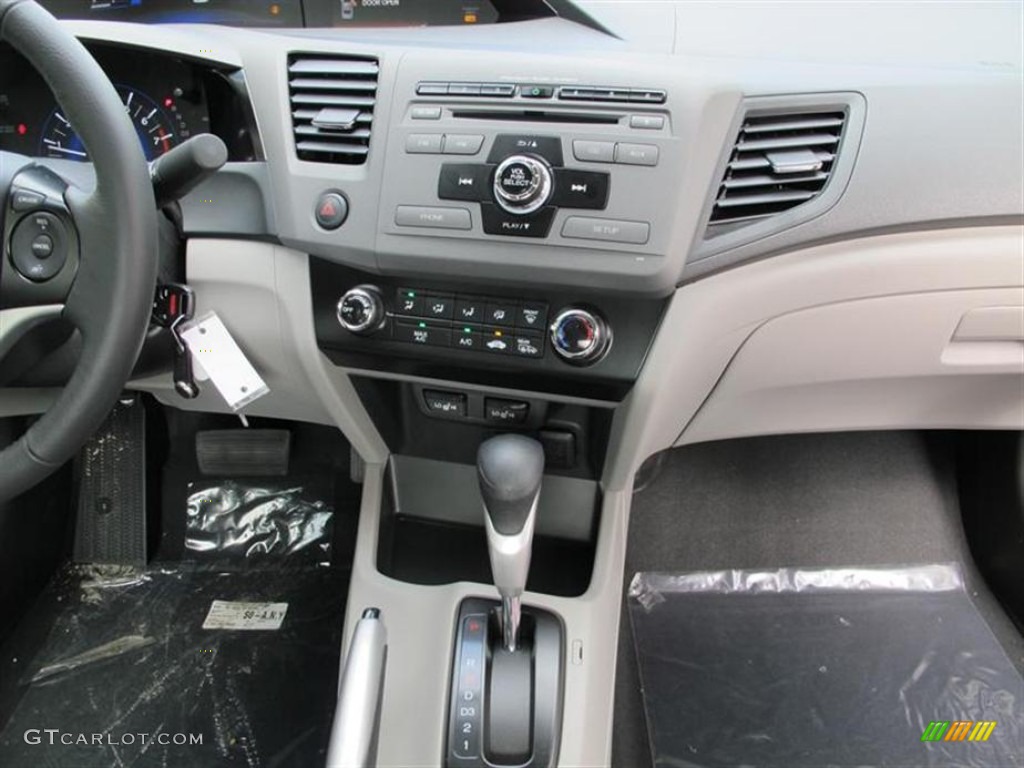 2012 Honda Civic EX-L Coupe Gray Dashboard Photo #57289245