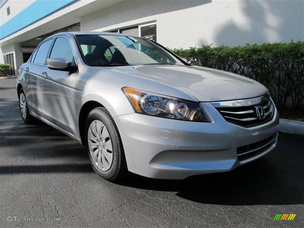 Alabaster Silver Metallic 2012 Honda Accord LX Sedan Exterior Photo #57290052