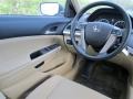 Ivory 2012 Honda Accord LX Premium Sedan Steering Wheel