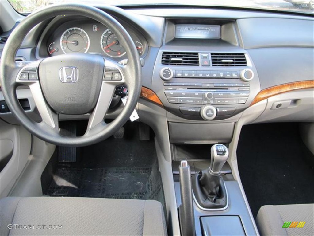 2012 Honda Accord EX Sedan Gray Dashboard Photo #57290259