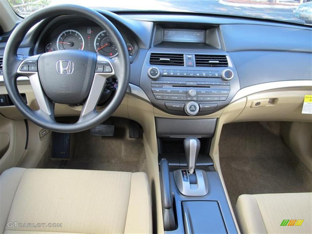 2012 Honda Accord LX Sedan Ivory Dashboard Photo #57290352
