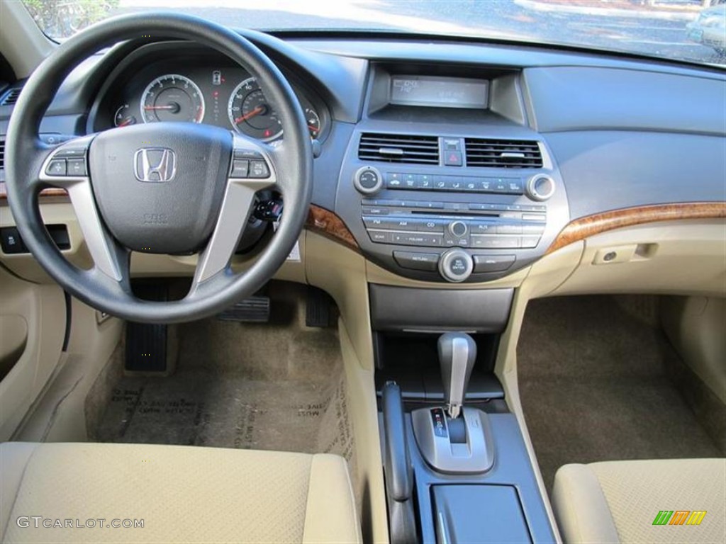 2012 Honda Accord EX V6 Sedan Ivory Dashboard Photo #57290445