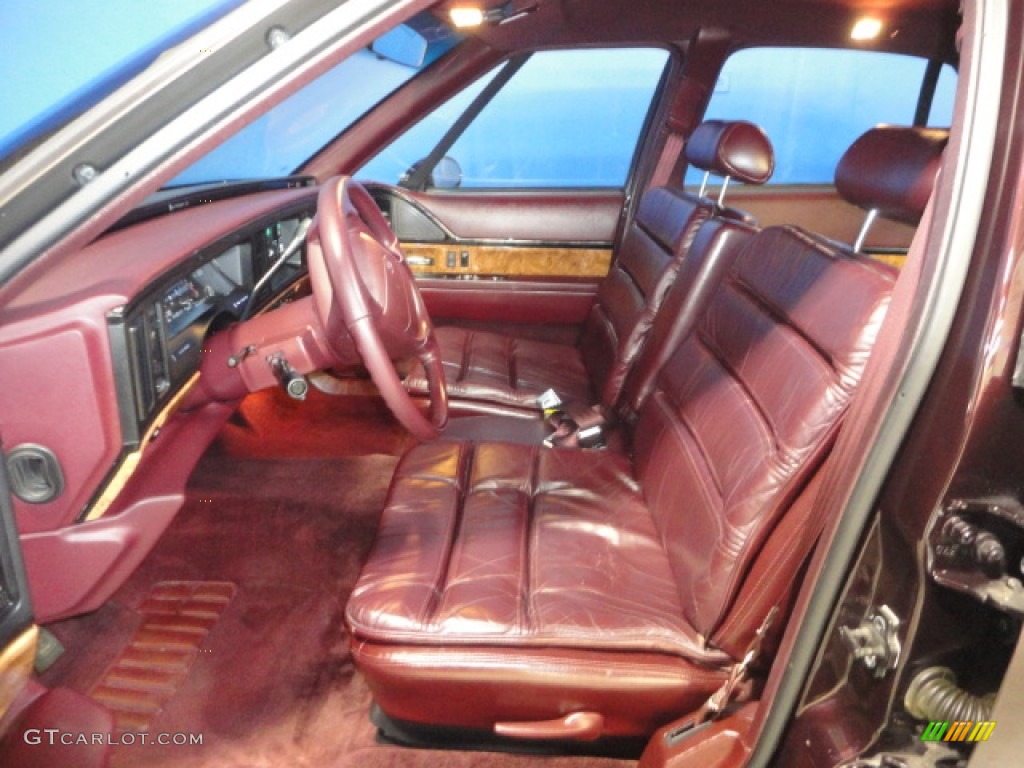 Burgundy Interior 1994 Buick LeSabre Limited Photo #57290844