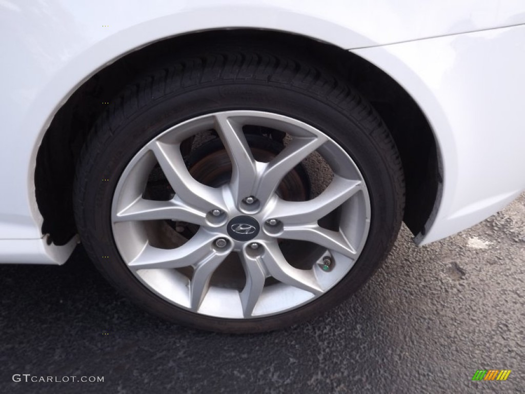 2008 Tiburon GT - Captiva White / GT Black Leather/Black Sport Grip photo #14