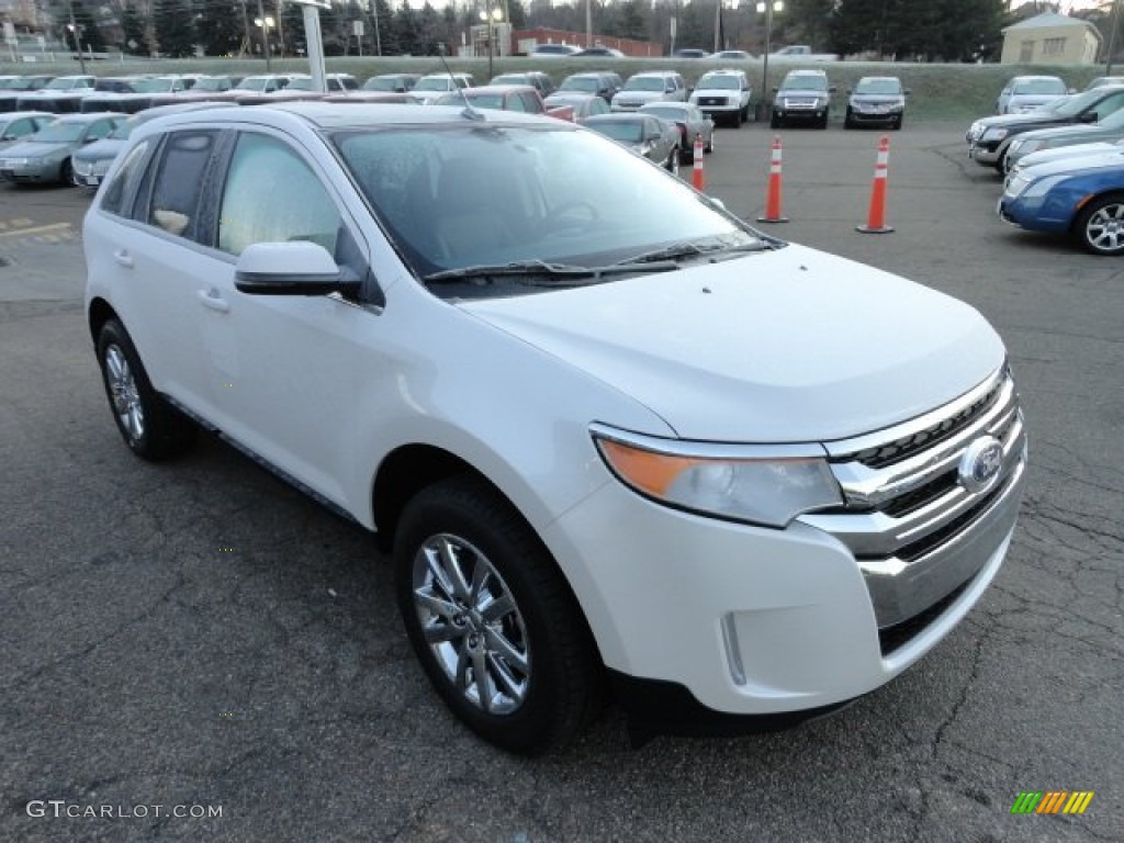 2012 Edge Limited - White Platinum Metallic Tri-Coat / Sienna photo #6