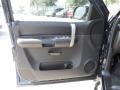 Ebony 2008 Chevrolet Silverado 1500 LT Extended Cab Door Panel