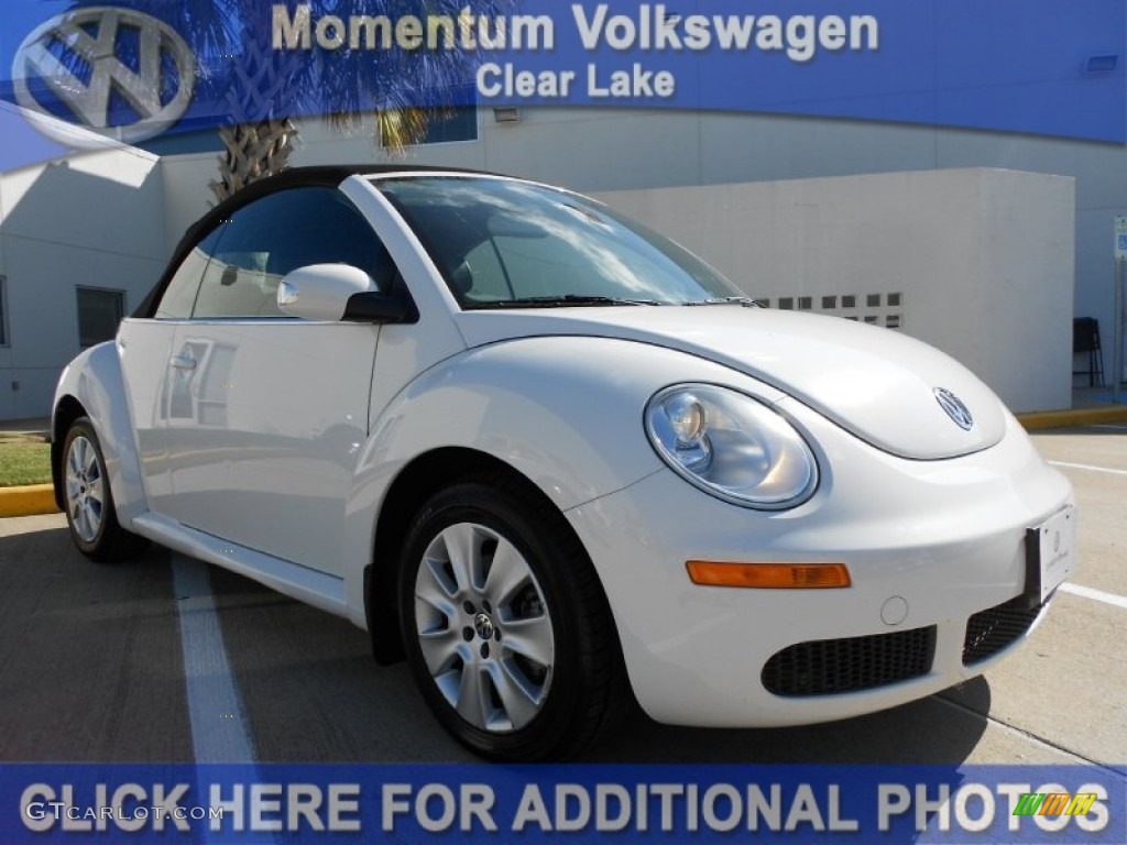 2009 New Beetle 2.5 Convertible - Candy White / Black photo #1
