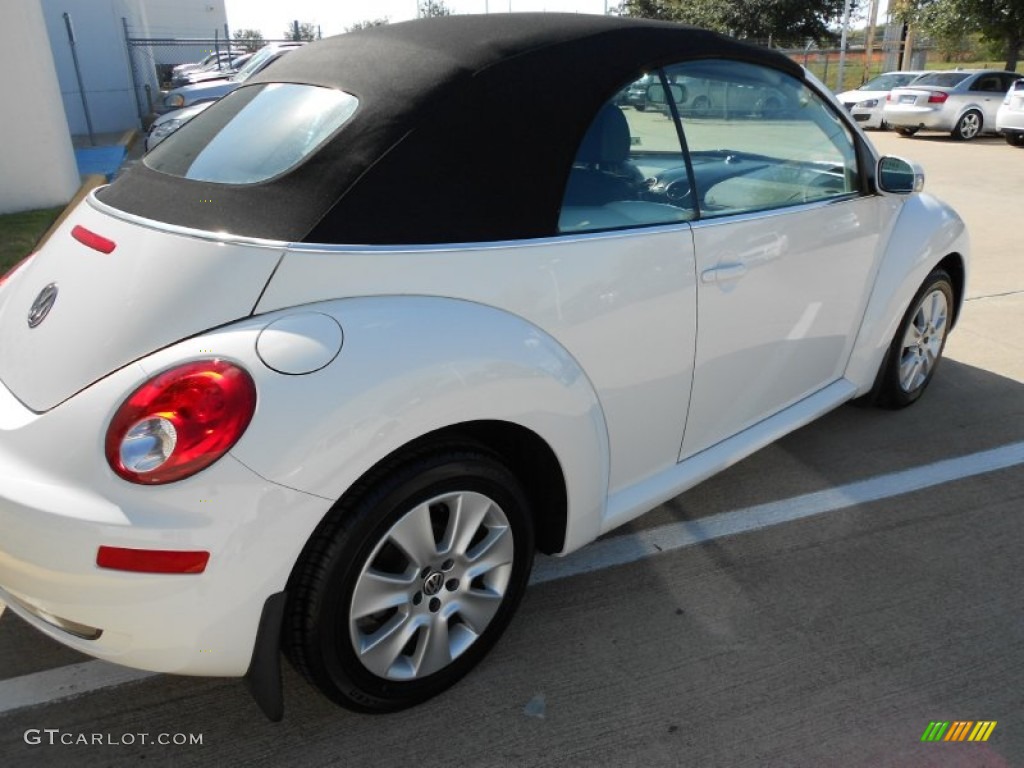 2009 New Beetle 2.5 Convertible - Candy White / Black photo #7