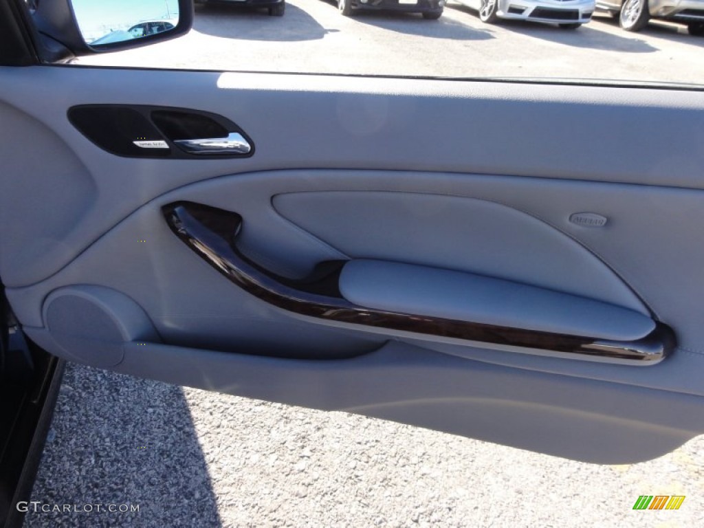 2002 3 Series 330i Convertible - Orient Blue Metallic / Grey photo #22