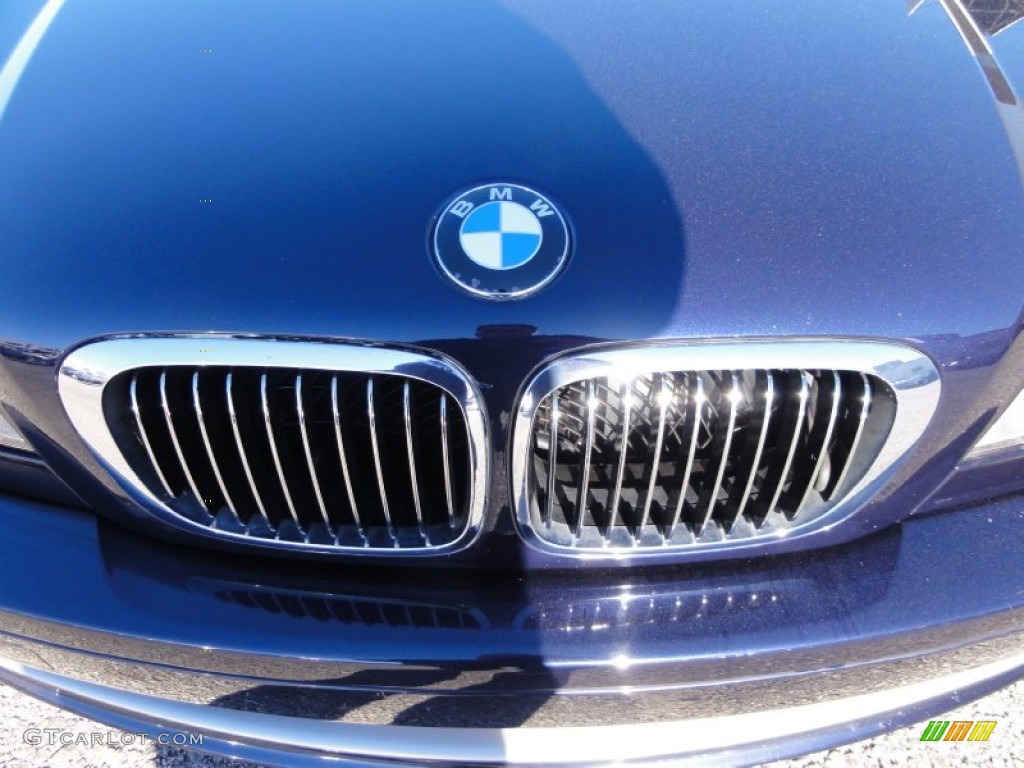 2002 3 Series 330i Convertible - Orient Blue Metallic / Grey photo #29