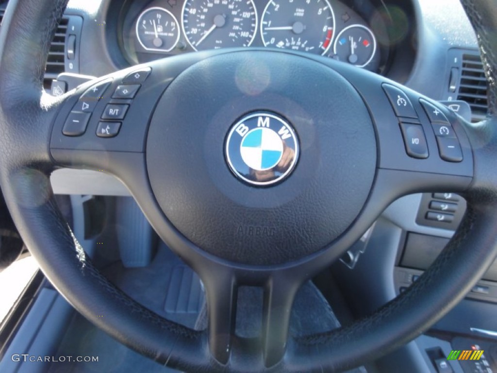 2002 3 Series 330i Convertible - Orient Blue Metallic / Grey photo #40
