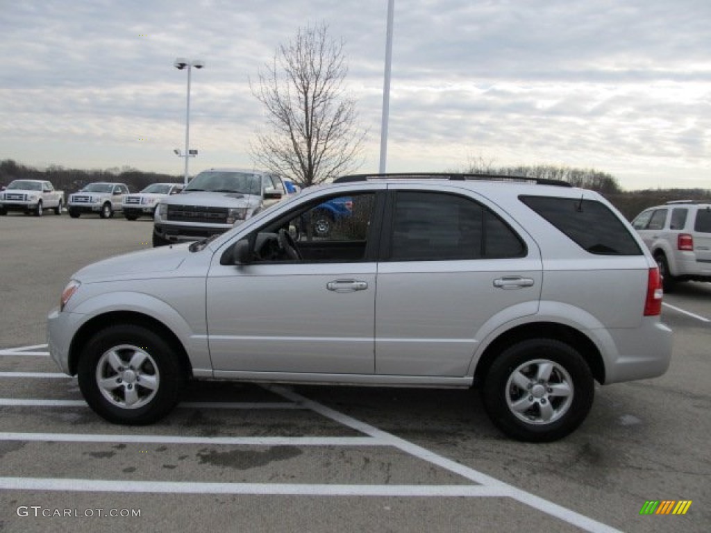 2009 Sorento LX 4x4 - Bright Silver / Gray photo #6