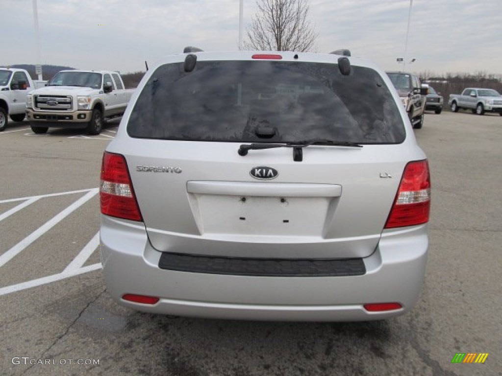 2009 Sorento LX 4x4 - Bright Silver / Gray photo #8